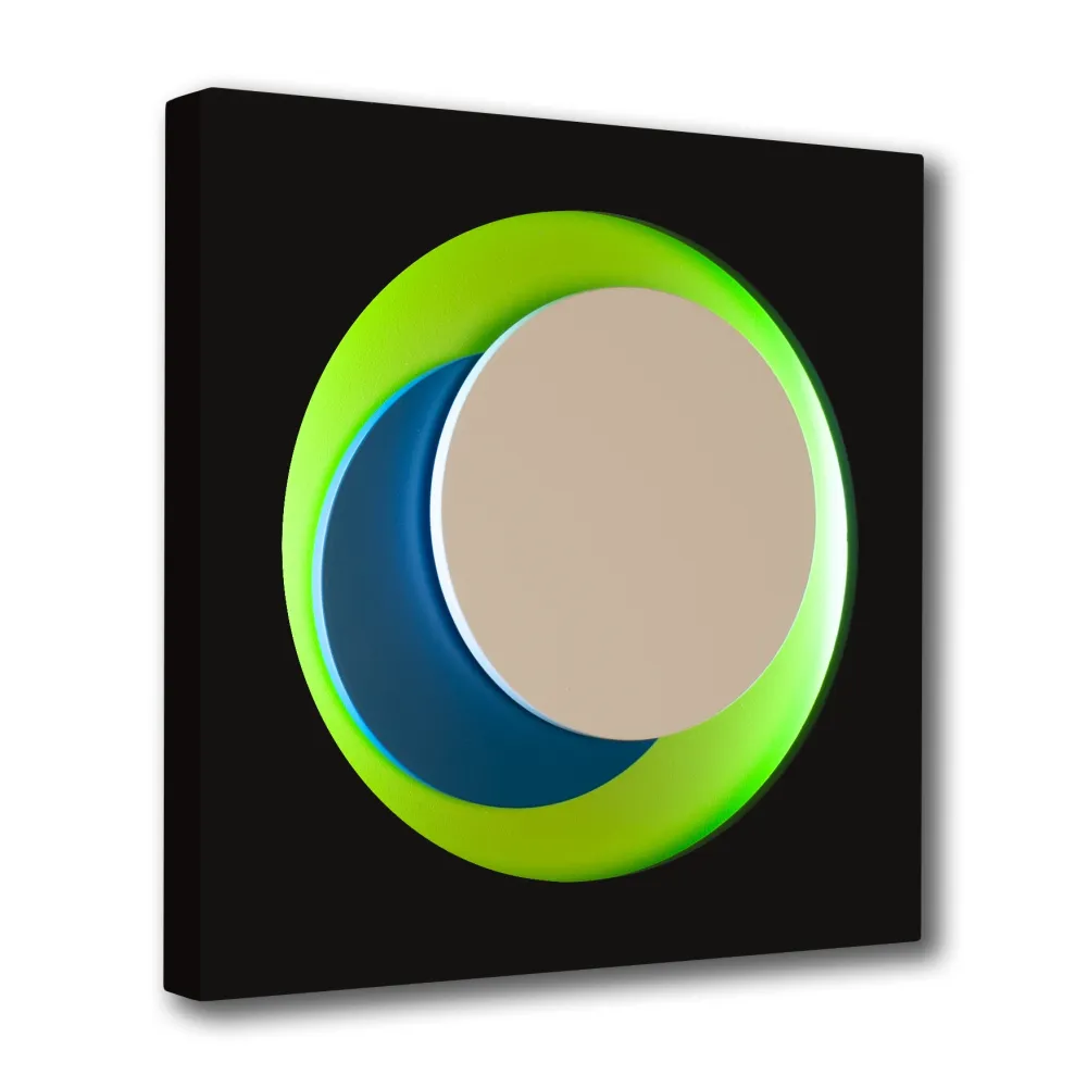 Incisione Su Legno Claisse - Cercle Noir et Vert