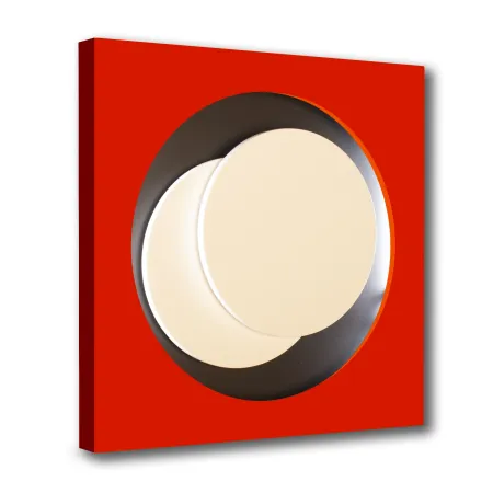 Incisione Su Legno Claisse - Cercle Rouge et Noir