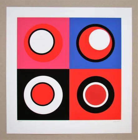 Serigrafia Claisse - Composition géométrique
