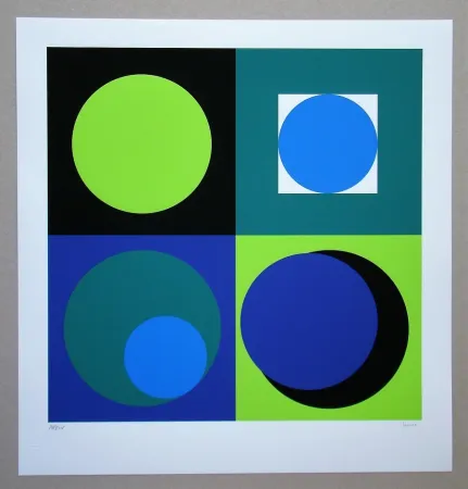 Serigrafia Claisse - Composition géométrique