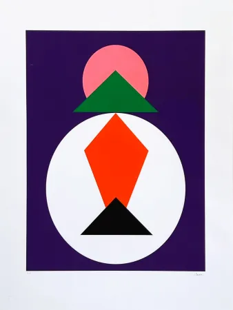 Serigrafia Claisse - Composition géométrique 