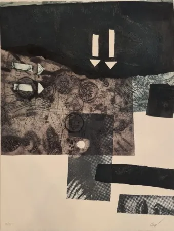 Incisione Clavé - Avec des Flèches 