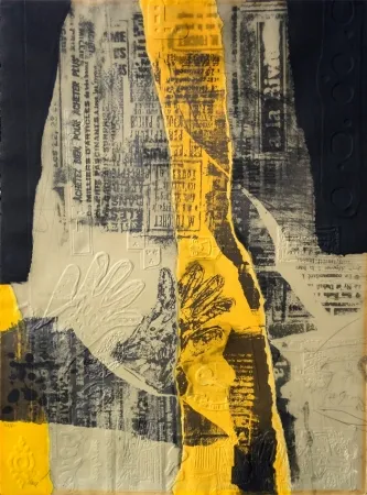 Acquaforte Clavé - Composición con Amarillo