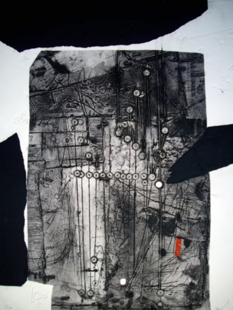 Acquaforte E Acquatinta Clavé - Composition