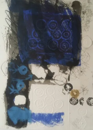 Incisione Clavé - Etoiles et signes (1969)