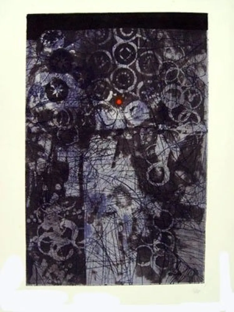 Acquaforte E Acquatinta Clavé - Etoiles et signes