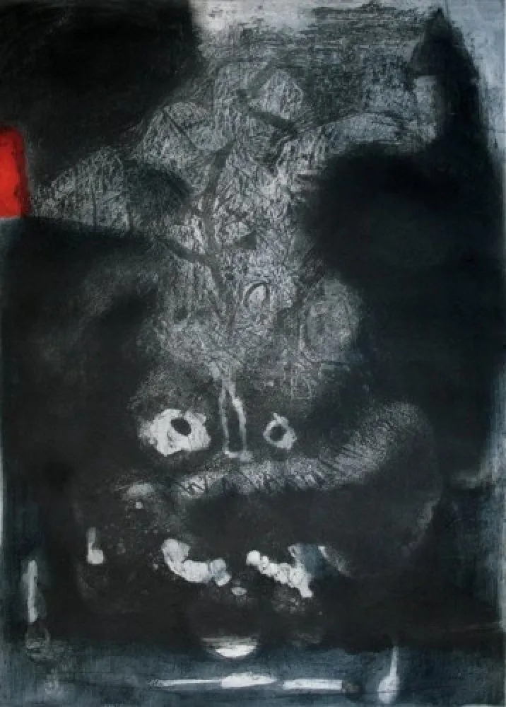 Acquaforte E Acquatinta Clavé - Guerrier