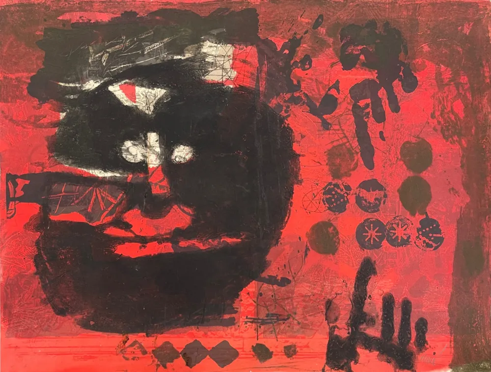 Acquaforte Clavé - Guerrier aux étoiles 