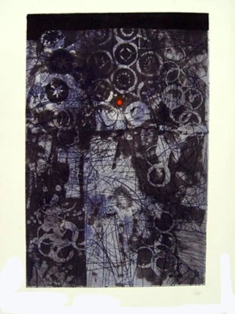 Acquaforte E Acquatinta Clavé - LA MAIN DU GUERRIER