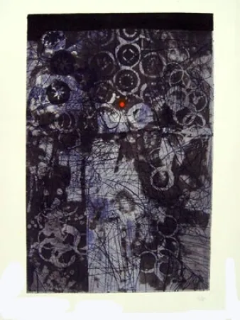 Acquaforte E Acquatinta Clavé - LA MAIN DU GUERRIER