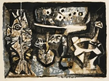 Litografia Clavé - Nature Morte