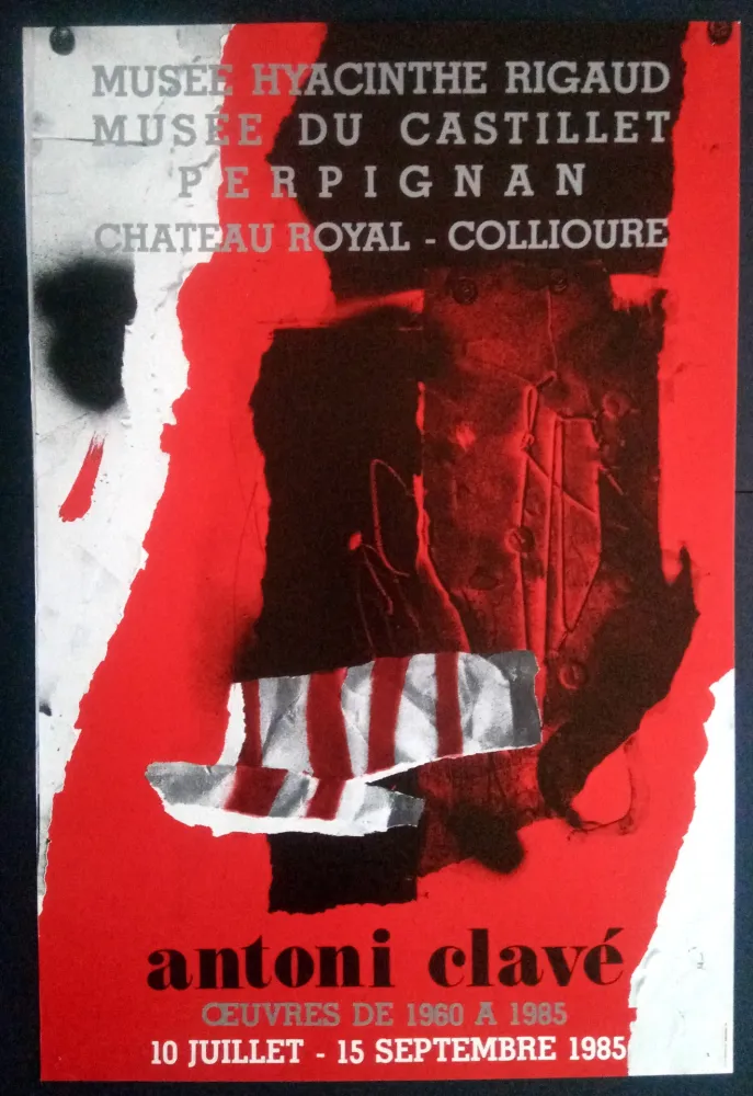 Manifesti Clavé - Ouvres 1980 1985 Museé du Castillet Perpignan