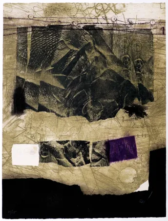 Incisione Clavé - Papier froissé