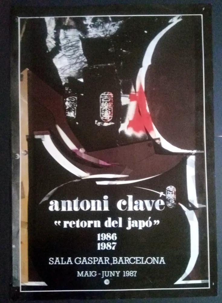 Manifesti Clavé - Retorn al Japó - Sala Gaspar 1987