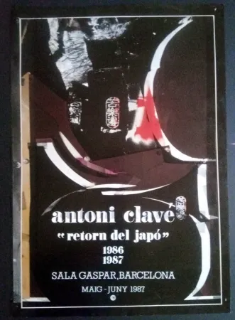 Manifesti Clavé - Retorn al Japó - Sala Gaspar 1987