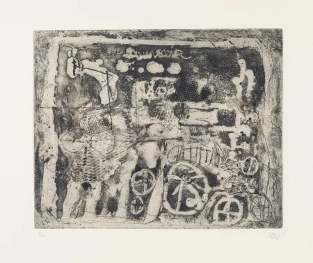 Acquatinta Clavé - Souvenir