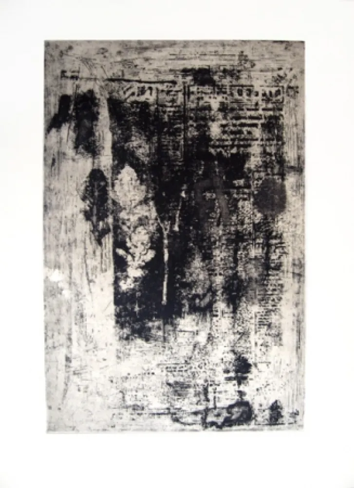 Acquaforte E Acquatinta Clavé - Trois feuilles