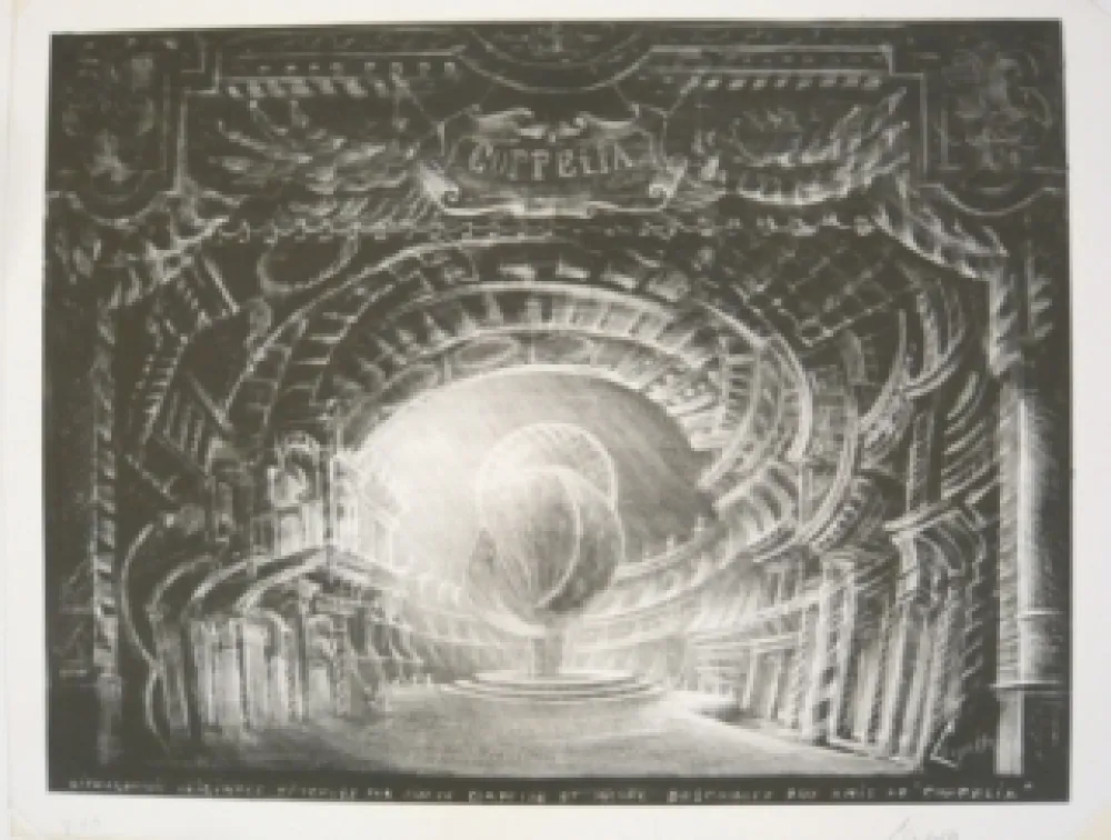 Litografia Clayette - Coppelia