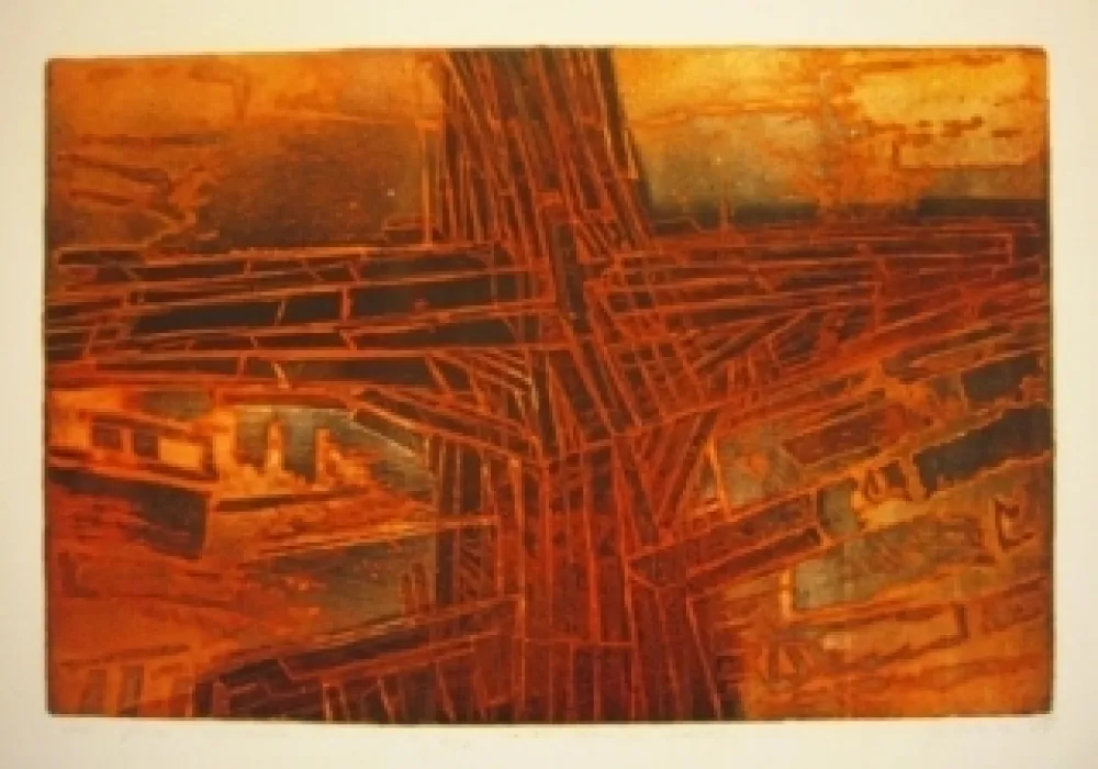 Acquaforte Clerté - Chantier naval