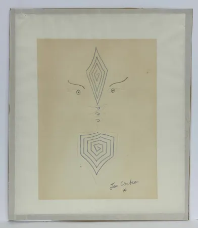 Non Tecnico Cocteau - Deux profils aux arabesques