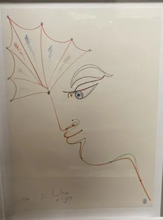 Litografia Cocteau - Hommage 
