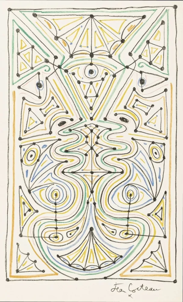 Libro Illustrato Cocteau - La chapelle Saint-Pierre de Villefranche-sur-Mer. Paris: Mourlot, 1958