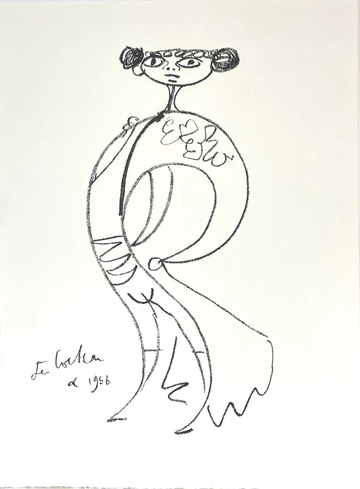 Non Tecnico Cocteau - Lithographie originale