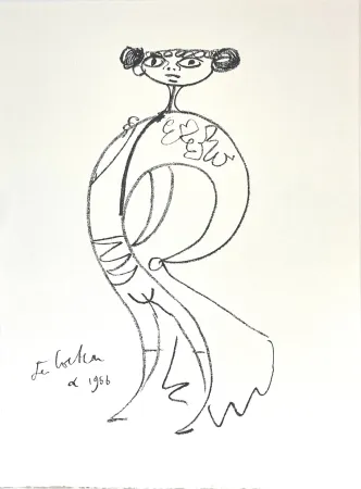 Non Tecnico Cocteau - Lithographie originale