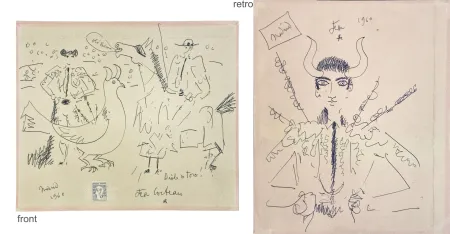 Non Tecnico Cocteau - OLE PALOMA, ORIGINAL DRAWING