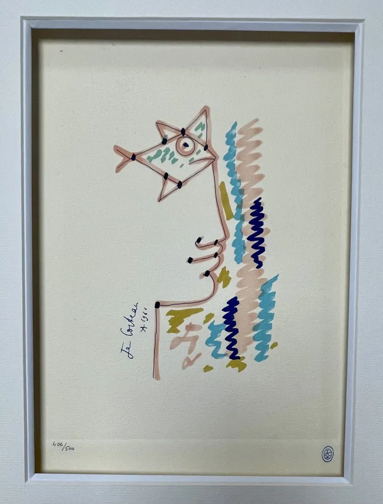 Litografia Cocteau - Profil