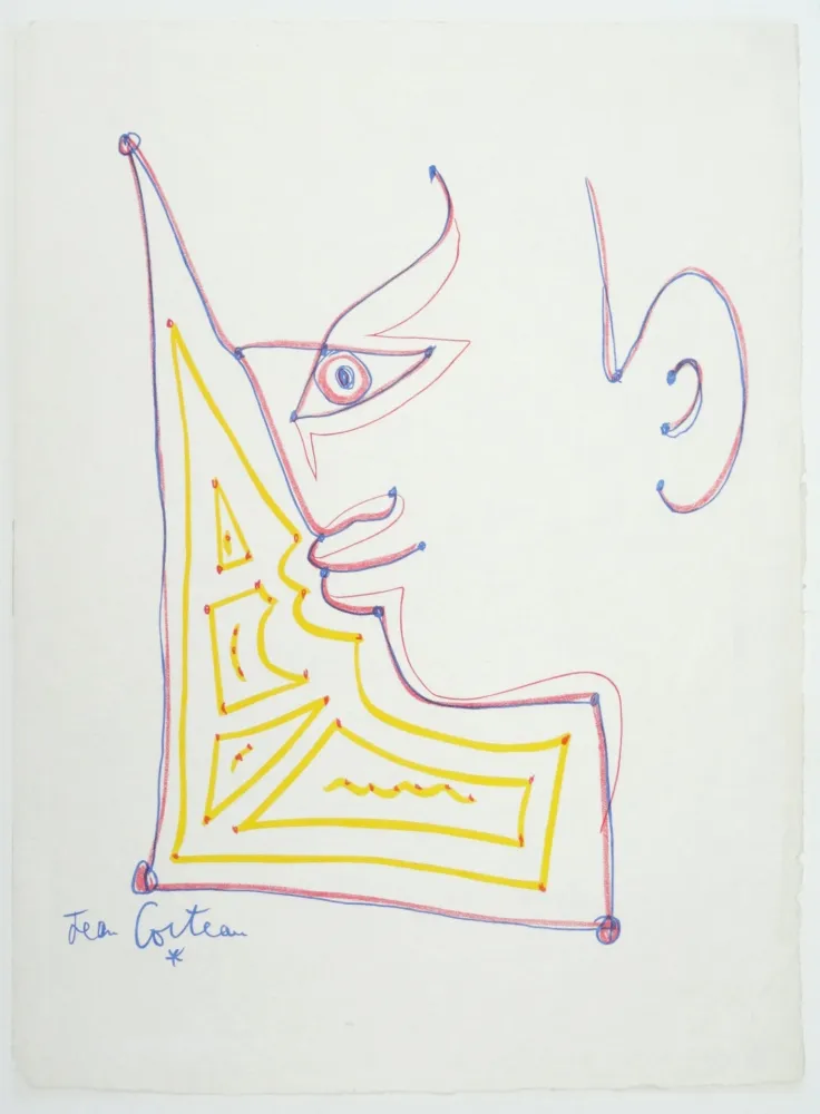Litografia Cocteau - Profil