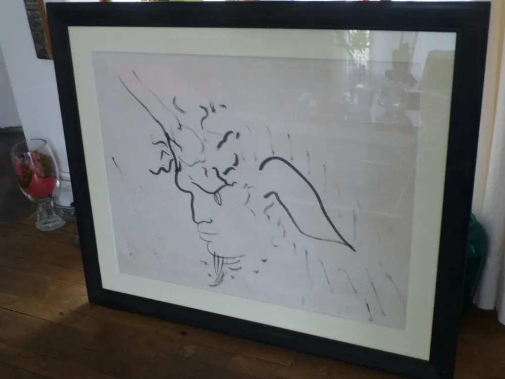 Non Tecnico Cocteau - Tête de licorne ,1947