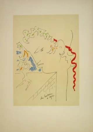 Litografia Cocteau - Untitled