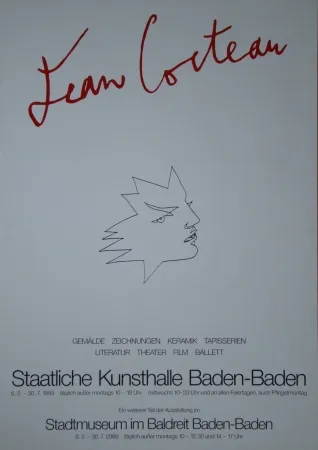 Manifesti Cocteau - Visage