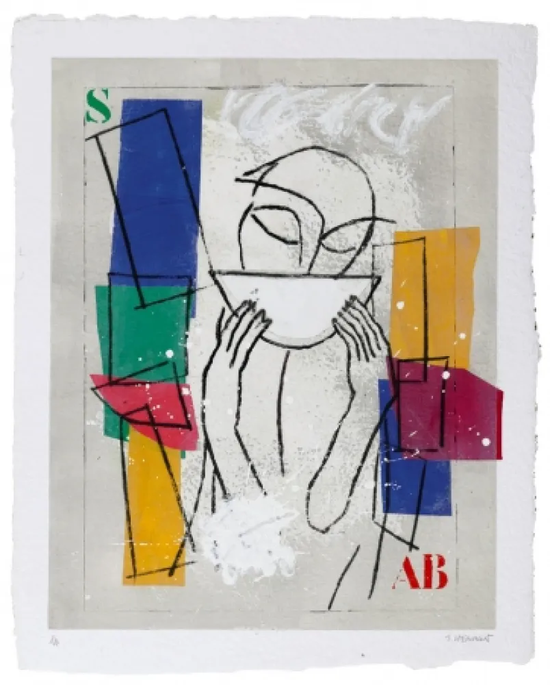 Carborundum Coignard - Buveuse