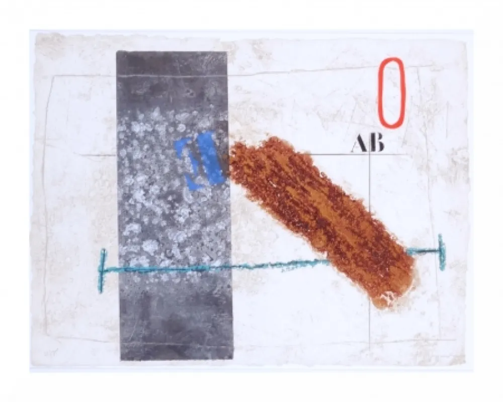 Incisione Coignard - Dynamique en brun