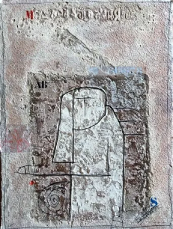 Incisione Coignard - Personnage S Bleu 