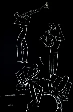 Litografia Colin - LE TUMULTE NOIR / BLACK THUNDER - 1927