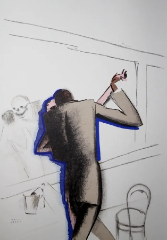 Litografia Colin - LE TUMULTE NOIR / BLACK THUNDER - Joséphine Baker - 1927