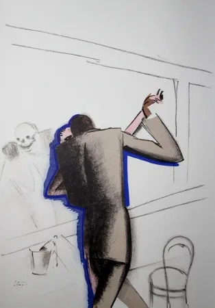 Litografia Colin - LE TUMULTE NOIR / BLACK THUNDER - Joséphine Baker - 1927