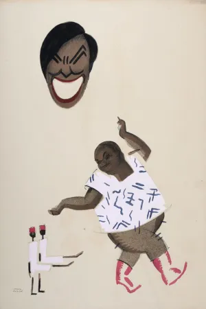 Litografia Colin - Le Tumulte Noir, C. 1927