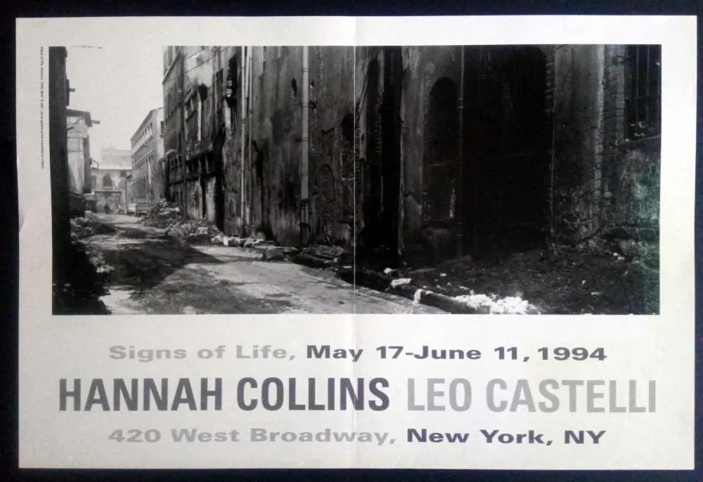 Manifesti Collins - Signs of Life May 17- June 11 1994 Leo Castelli