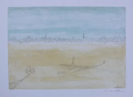 Acquaforte Colombotto Rosso - Senza titolo