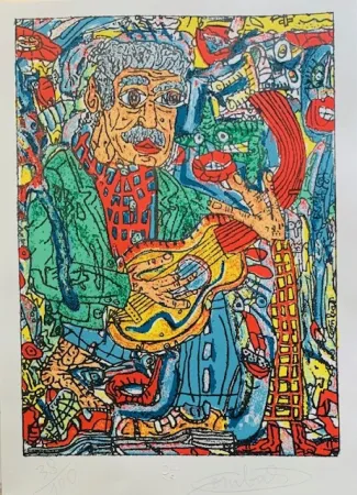 Incisione Su Legno Combas - GB complètement déconnecté 