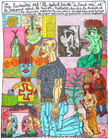 Litografia Combas - La lumière est !