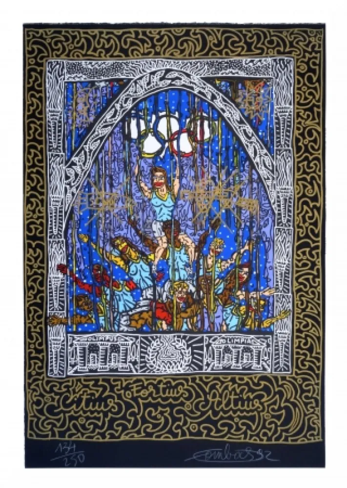 Serigrafia Combas - Olympic centennial