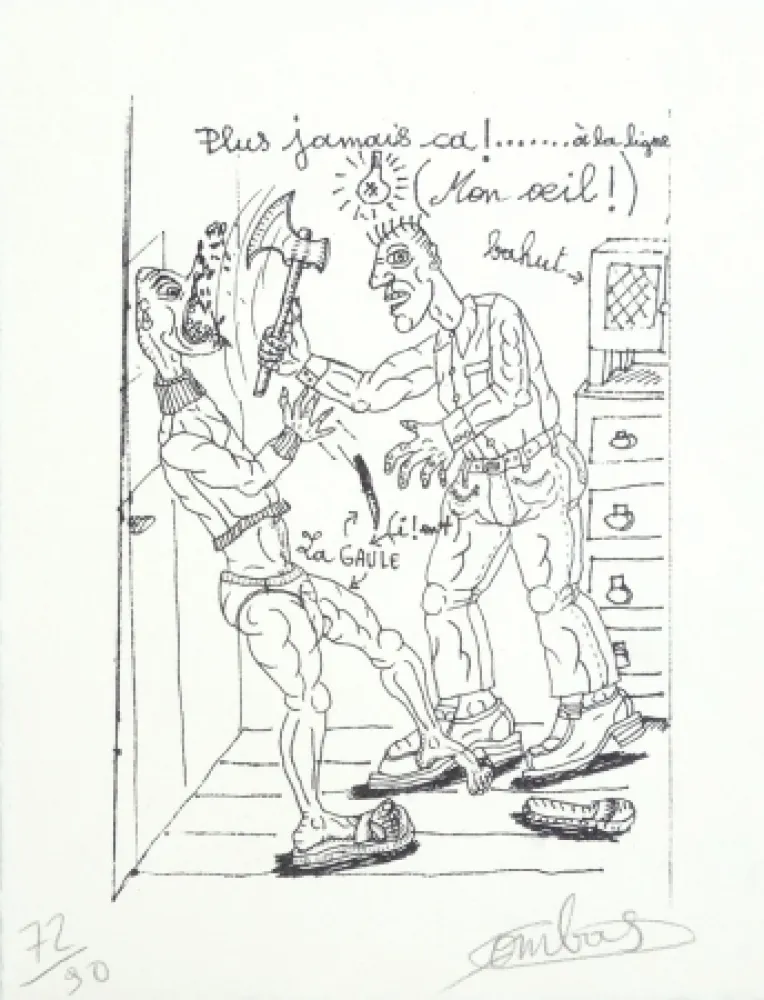 Litografia Combas - Plus jamais ça !