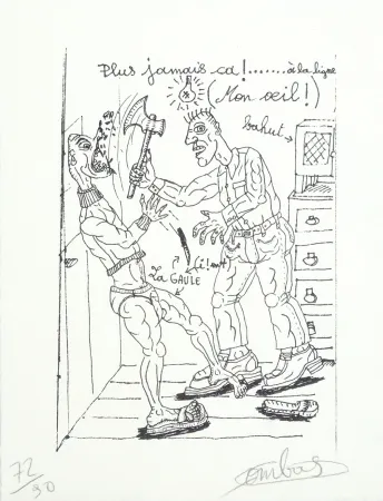 Litografia Combas - Plus jamais ça !