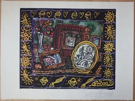 Litografia Combas - Table aux souvenirs