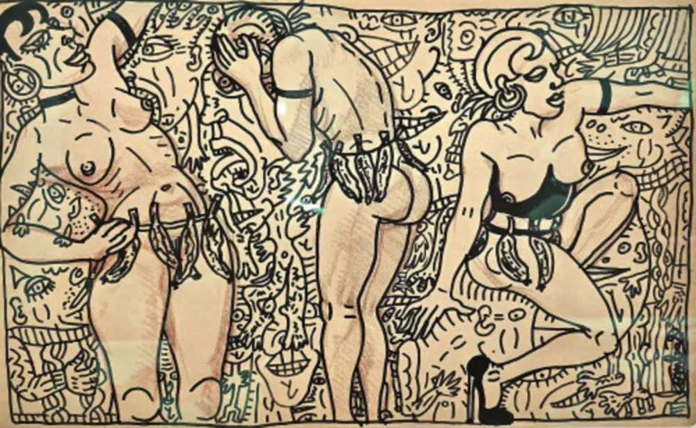 Multiplo Combas - Tournant, tournant, délirants, la danseuse multipliée en délire de Joséphine